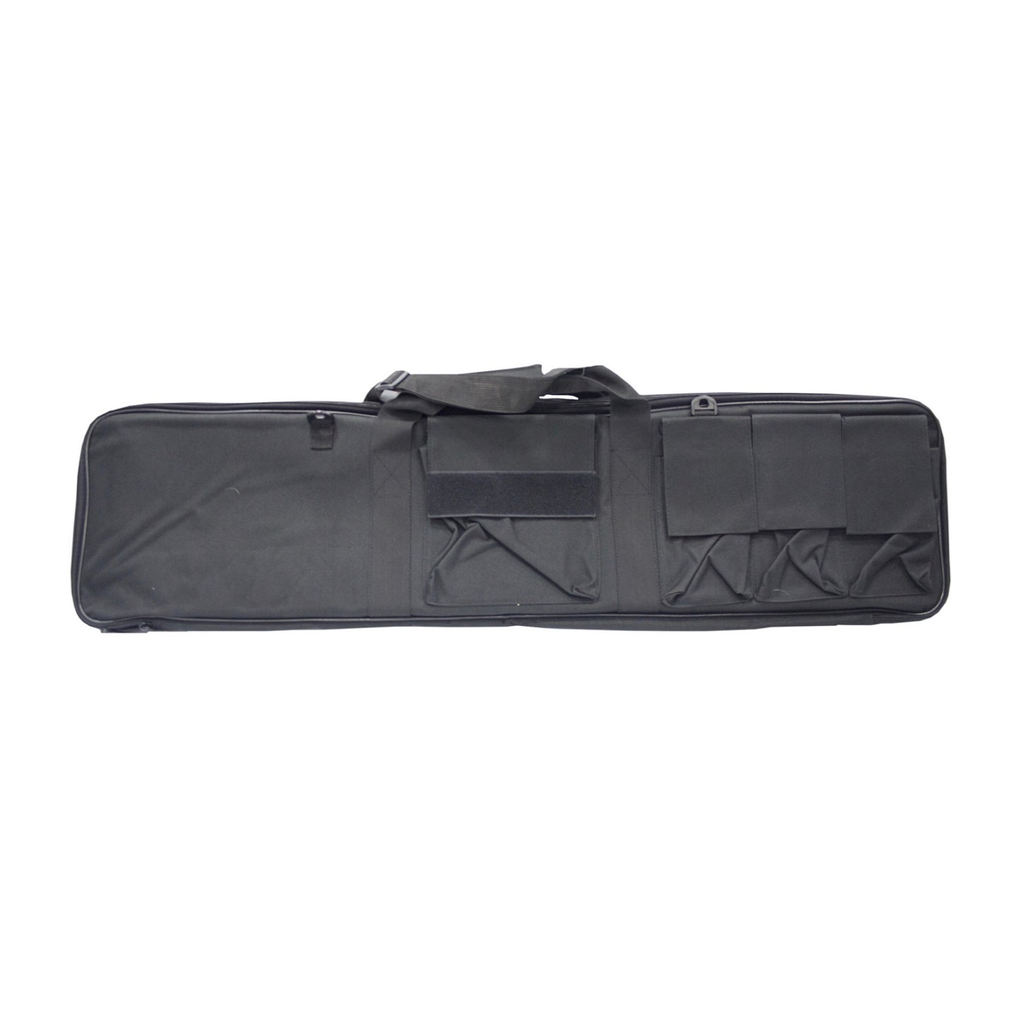 Fodero per Fucile In Cordura Doppia con Tasche NERO 90 cm (B100)