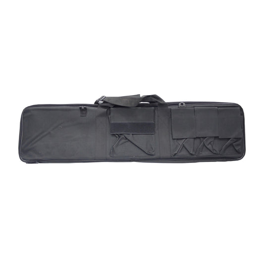 Fodero per Fucile In Cordura Doppia con Tasche NERO 90 cm (B100)