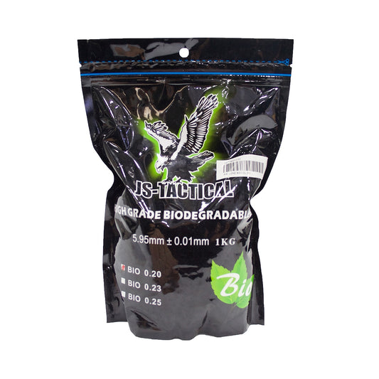 Biohajoavat pelletit JS TACTICAL 1 kg 0,20 - 0,23 - 0,25 g
