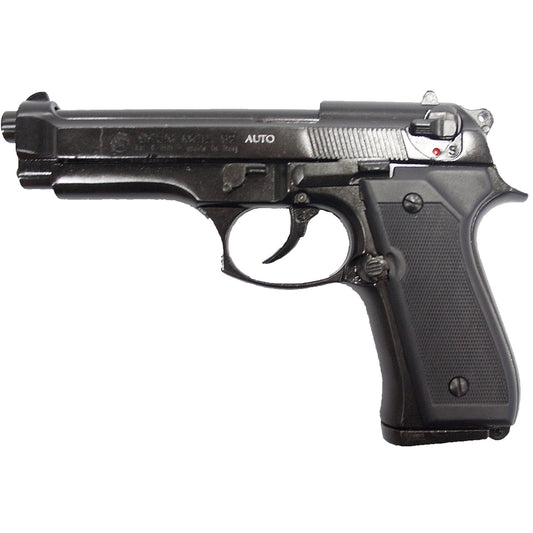 Pistola a salve 92 AUTO Nera a raffica - Mod. Beretta 9x21