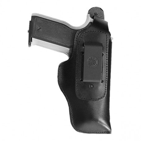 Fondina Vega Holster ID140 Nera in Pelle da Cintura con Sgancio Rapido